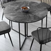 Yaprak Eettafel | 100% MELAMINE | Antraciet