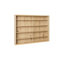 Vitrine Collecty | 80 x 9,5 x 60 cm | Spaanplaathout | Zandkleur