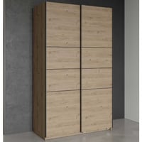 Kledingkast Faust - 117x60x203cm - 2 deuren - eikdecor