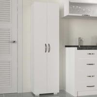 Voorraadkast Aibileen - 49x32x173cm - wit