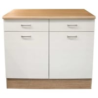 Onderkast keuken Andy | 100 x 60 x 90 cm | Oak White-design