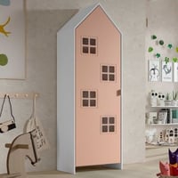 Kledingkast Casami Bruges - 58x37x172 cm - Roze 