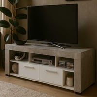 Tv-meubel Vidi 180 cm - beton/wit
