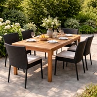 Tuintafel Stafford 90x160cm Gescova - Teakhout - Bruin