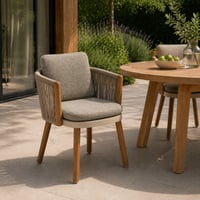 Tuinstoel Mendoza Gescova - Massief Teakhout - 59x55x72cm - Beige