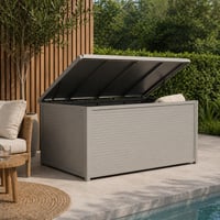 Kussenbox Romario XL Gescova - Grijs aluminium - 210x110x90cm