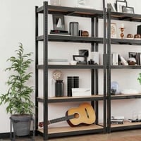 Stalen stellingkast voor zwaar gebruik met 5 etages, capaciteit 875 kg, 40 x 90 x 180 cm