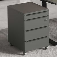 Ladekast met wielen Hermoso | 42 x 60 x 63 cm | Antraciet