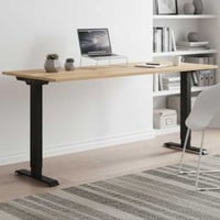 Elektrisch verstelbaar bureau Ergoflex - 160x80x120cm - eikdecor/zwart