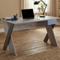 Bureau Nano 135cm breed met X-poten
