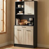 Buffetkast Romanie-Kronberg eik/matzwart