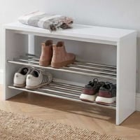 Schoenenrek | 85 kg capaciteit | High Gloss White