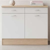 Onderkast keuken Andy | 100 x 60 x 90 cm | Oak White-design