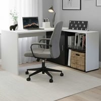 Hoekbureau Vaiana - wit/zwart