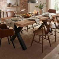 Eettafel Mares rechthoekig 200cm - mangohout