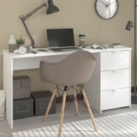 Bureau Vialli 150cm 3 lades - wit 