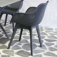 Tuinstoel Jelle - set van 4 - antraciet