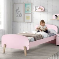 Kinderbed Kiddy Roze - 90x200 cm meisjesbed