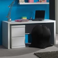 Bureau Lara 150cm wit gelakt