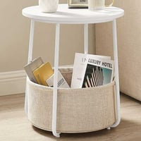 Bijzettafeltje Samos | 45 x 50 cm | Wit