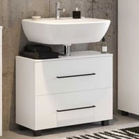 Wastafelonderkast Dusan 70cm met 1 lade & 1 deur - wit 