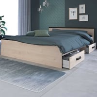 Bed Alma 140x190cm met lades - eikdecor