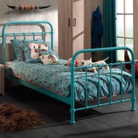 Metalen Kinderbed New York Vipack - mintgroen