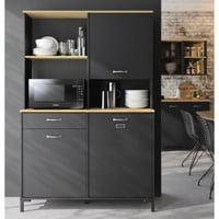 Buffetkast Manchester | 119 x 41 x 180 cm | Helvezia Oak-design