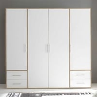 Kledingkast Valencia | 195 x 60 x 195 cm | Wit