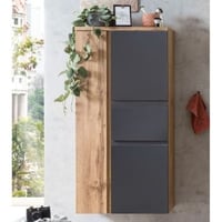 Middelgrote opbergkast Varese | 65 x 35 x 130 cm | Grijs