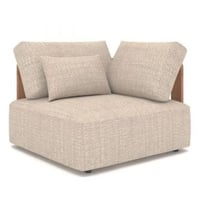 Hoekbank tuin Evanilson | 100 x 100 x 58 cm | Inclusief kussens