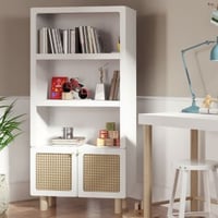 Kinderkledingkast Ochna | 78,2 x 34,5 x 175,5 cm | Wit