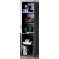 Boekenkast London 45cm - antraciet