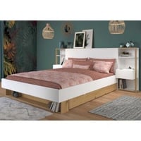 Slaapkamerset Stamp | Tweepersoonsbed, hoofdbord en bedladenset