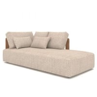 Ligbank tuin Evanilson | 208 x 100 x 58 cm | Inclusief kussens