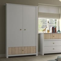 Kledingkast Zouma | 103 x 50 x 185 cm | Blonde Oak-design