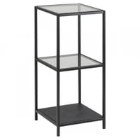 Rek Dover 37cm, 2 legplanken - zwart