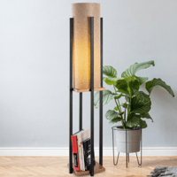 Lampana Vloerlamp | Metalen Lamphuis | Zwart Koper