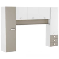 Brugkast Tidelle-mat wit/beige