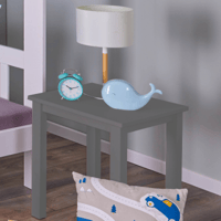 Bijzettafel Stellan | 45 x 45 x 55 cm | Veelzijdig | Kleur: Donkergrijs