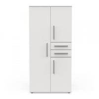 Kledingkast Versatil -90,40x50x188 cm - Wit/spaanplaat 