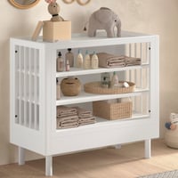 Verzorgingstafel Forrest - 100x55x95cm - wit beukenhout