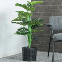 Monstera Groene Kunstplant 90cm | Pe Plastic Polyester