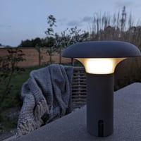 Ramsey LED Lamp - Grijs Oplaadbaar