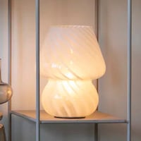 Ledlamp Alton - 15x15x19cm - glas - wit