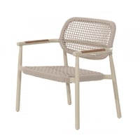 Fauteuil voor buiten Midleton - 70x69x80cm - aluminium - zand