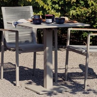 Plooibare tuintafel Prada - 70x70x76cm - beige aluminium