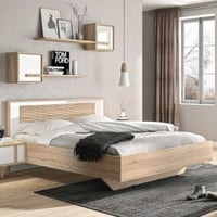 Tweepersoonsbed Alto 180x200 - sonoma eik