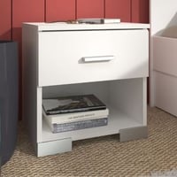 Nachtkastje Galaxy - 1 lade - wit