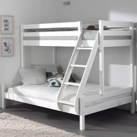 Stapelbed Triple 3-persoons hout - wit